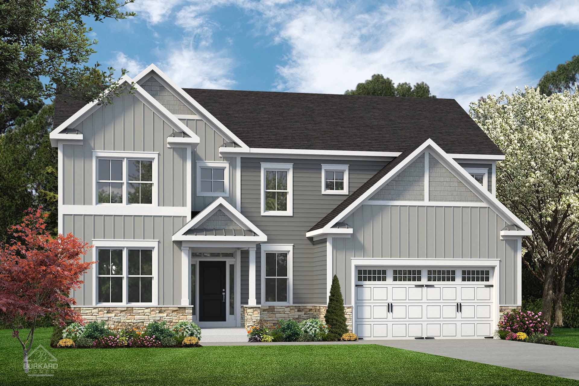3 2 Chester Rendering B Charcoal Gray Siding