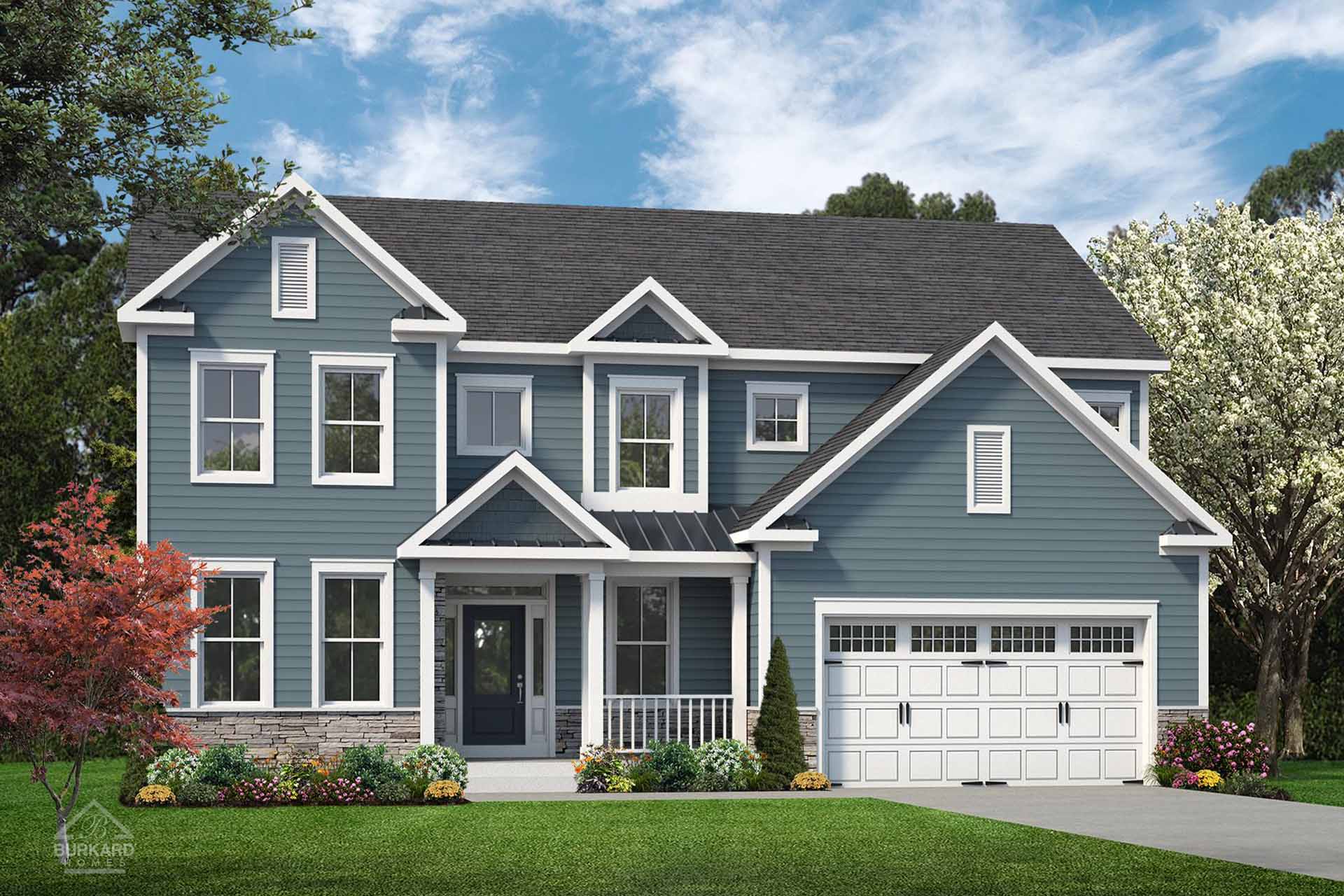 3 2 Chester Rendering C Wedgewood Blue Siding